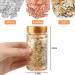 DIYASY Gold Flakes for Resin - Metallic Foil Leaf for Crafts, Painting, Nails, Jewelry Making - 3 Bottles (Gold, Silver, Copper) - Buy Online on GoSupps.com