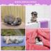 10 Pieces Guinea Pig Fleece Ceilings | Soft Pet Cage Mats & Accessories for Small Animals | 35x75 cm Mixed Colors - Buy Online on GoSupps.com