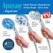 High Pressure 6-in-1 Aquassage by AquaCare - 76-mode 3-way Combo  Showerhead  Hand Shower  Body Brush  Hair Brush & Arm in One! Two Brackets  Extra-long 6 foot Stainless Steel Hose  Brush Head Holder All-chrome - Buy Online on GoSupps.com