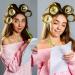 Jumbo Self-Grip Hair Curlers for Long Hair - 2.5 inch Rollers, 24 Pack Yellow - Buy Online on GoSupps.com