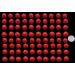 60 x Edible 3D Raspberries Raspberry icing toppers cake cupcakes decorations (Red)