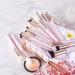 Jessup 20pcs Professional Makeup Brush Set - Natural Bristle for Foundation, Eyeshadow, Blusher - Concealer Brush Included - Blushing Bride T291 - Buy Online on GoSupps.com