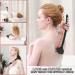 15 Long Bath Body Brush for Gentle Exfoliation and Improved Skin Health - Non-Slip Handle with Soft Bristles for Men and Women - Black Plastic & TPR - Buy Online on GoSupps.com