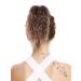 Shop WIG ME UP N67A-V-2T30 Hairpiece | Short Voluminous Curly Braid Ponytail | Afro Kinks Chestnut Brown Mix - 25 cm - Buy Online on GoSupps.com