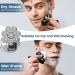 8D Electric Head Shaver for Bald Men - Upgrade 6-in-1 Floating Head - Waterproof Grooming Kit (Silver) | WD-6800 - Buy Online on GoSupps.com