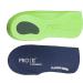 PRO 11 WELLBEING 1 Pair of Ultra Slim Fitting 3/4 Orthotic Insoles with Poron Heel Cushion Plantar Fasciiits Releif (S 5/6.5 UK Black) S 5/6.5 UK Black - Buy Online on GoSupps.com