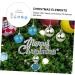GRIRIW 1 Box/32pcs Christmas Balls red Decorations Christmas Tree Ball Ornaments Painting Ball Bulk Listing Red 4X4CM - Buy Online on GoSupps.com