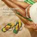 Mnsruu Floral Sunflower Flip Flops - XL Comfortable Footwear for Home Hotel Spa & Travel | Unisex Design - Buy Online on GoSupps.com