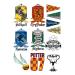 Cinereplicas Harry Potter Temporary Tattoos - 35 Tattoos - Officially Licensed - Buy Online on GoSupps.com