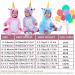 Doladola Baby Unicorn Flannel Hooded Romper | Toddler Jumpsuit | Infant Outfit 6-12 Months Pink - Buy Online on GoSupps.com