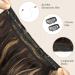 FESHFEN Invisible Wire Hair Extensions - Long Wavy Secret Headband Hairpiece 16 Inch - Brown Highlighted Caramel Blonde - Buy Online on GoSupps.com