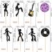 Rsstarxi 24 Pack 70's Disco Dancing Cupcake Toppers Glitter 80's Disco Dancer Cupcake Picks 70's 80's Disco Cake Decorations for Music Ball Disco Theme Wedding Birthday Party Decorations Design 1 - Buy Online on GoSupps.com