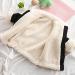 Volunboy Toddler Corduroy Sherpa Jacket | Fleece Lined Button Down Coat | Warm Outwear for Baby Boys Girls 18-24 Months - Black - Buy Online on GoSupps.com