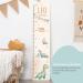 Kidsmood Personalized Wooden Measuring Slats for Baby & Toddler Rooms - Custom Dinosaur Yardstick - Unique Child Growth Chart - Buy Online on GoSupps.com