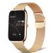 DoSmarter Fitness Tracker for Women, Heart Rate Blood Pressure Monitor Activity Tracker, Waterproof Smart Watch with Pedometer Sleep Monitor, Fitness Watch for Android and iOS Phones,Gold
