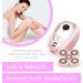 Meeteasy Electric Leg Shaver for Women - Rechargeable Painless Lady Razor for Legs, Face, Body - Cordless Bikini Trimmer in Pink - Buy Online on GoSupps.com