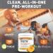 Truth Nutrition Natural Pre Workout Powder - Plant-based Vegan Keto Preworkout - Orange Tangerine Flavor - Buy Online on GoSupps.com