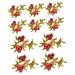 COHEALI 30 Pcs Metal Hair Clips Brooch Pins Charm Goldfish Ornaments for Diy Accessories Ornaments Goldenx3pcs 3.1X2.5cmx3pcs