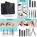Professional Nail Clippers Manicure Set for Thick Nails - Cuticle Remover and Toe Nail Care - Pedicure Kit for Men and Women - Portable Travel Tool - Buy Online on GoSupps.com