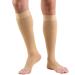 Truform Open Toe Knee High 30-40 mmHg Compression Stockings Beige Medium