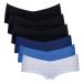 Intimate Portal Maternity Knickers | Pregnancy Pants Postpartum Underwear | Under Bump Cotton Cradle Briefs 10 6-pk Midnight Shore