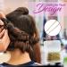 Stoutips Blonde U Shaped Hair Pins for Buns - 100 PCS 5 cm Hair Bun Pins in Assorted Box - Ideal for All Hair Types and Styles - Buy Online on GoSupps.com