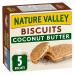 NATURE VALLEY Biscuit Coconut Butter, 5 Count, 190g/7.8oz, Box, Imported from Canada}
