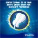 Tampax Pearl Compak Tampons Regular Light 8 Count - Trusted Protection - Buy Online on GoSupps.com