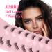 JIMIRE Cat-Eye Half Lashes 7 Pairs - Natural Look Fluffy Wispy Accent False Eyelashes with Clear Band for DIY Handmade Soft Cluster Lashes - Buy Online on GoSupps.com