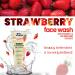 Wit & Whimsy Cherry Cheeks Strawberry Face Wash Enriched With lactic Acid & Vitamin E Authentic Ayurvedic Formulation For All Skin Types - 100ML (3.38 Oz) - Buy Online on GoSupps.com