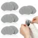 Mivora heel cushion 8 pieces of self-adhesive shoe cushions for large shoes heel protection heel pillow self-adhesive anti-bubble inserts heel protector pads rub against slipping out (gray)