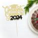 1Pc Congrats Grad 2024 Cake Topper Glitter Diploma Graduation Cap Cake Pick Congrats Class of 2024 Cake Decorations for 2024 Graduation Theme High School Boys Girls Graduate Party Supplies Gold - Buy Online on GoSupps.com