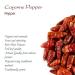 Organic Whole Cayenne Pepper Spice - Spicy Red Pepper - 100g (3.5 oz) - Buy Online on GoSupps.com