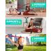 Stretching Strap with Loops - Non Elastic Yoga & Physical Therapy Band - 10 Loops for Flexibility & Exercise - Red - Buy Online on GoSupps.com
