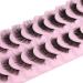 Wiwoseo Natural Wispy Faux Mink Eyelashes - 10 Pairs 15MM & 16MM Reusable Fluffy Volume - Buy Online on GoSupps.com