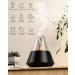 JIAWEN 150ML Ultrasonic Cool Mist Essential Oil Diffuser - Air Fresh Aromatherapy Humidifier with LED Candle Light for Home & Office in Black - Buy Online on GoSupps.com
