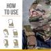 OneTigris Balaclava Face Mask for Men and Women - Full Head Wrap for Motorcycle, Hiking, Cycling - Cooling Neck Gaiter Tactical Hood - Large Black - Buy Online on GoSupps.com