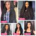 Nuocheng Deep Wave 13x4 Curly Lace Front Wig 22 Inch HD Human Hair Wigs for Black Women - Buy Online on GoSupps.com