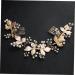 FRCOLOR 1pc Comb Bridesmaid Headwear Wedding Hairband Glitter Leaf Pearl Wedding Hairpin Hair Pin Floral Headpiece Wedding Hair Accessories Bride Hairstyles Manual Headband Alloy - Buy Online on GoSupps.com