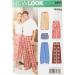 Simplicity U06859A New Look Sewing Misses' and Mens' Pajama Pants and Shorts Sewing Pattern Kit, Code 6859, Sizes XS-XL