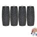 Pack of 4 Extra Coarse Mineral Replacement Rolls for Velvet Smooth Callus Remover Refill Rolls with Diamond Particles