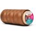 Waxed Polyester Leather Sewing Thread - Brown 0.45mm 219 Yards by Mandala Crafts - Buy Online on GoSupps.com