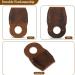 CestAntiQ Handmade Leather Thumb Guard and Finger Protector for Carpenter Carving - Brown - Buy Online on GoSupps.com
