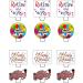 Made4You Happy Retirement - Edible Cupcake Toppers - Stand-up Wafer Cake Decorations (12) - Buy Online on GoSupps.com