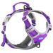 Thinkpet Anti Zug Dog harness dog harness with handle easy to control dog dishes adjustable without choking dog dishes reflective breathable upholstered (XL purple) purple XL (1 Pack)