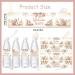 Cheereveal 24PCS Pampas Grass Baby Shower Water Bottle Labels - Boho Waterproof Adhesive Labels for Pampas Baby Shower Decor - Buy Online on GoSupps.com