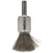 Weiler 11010 Coated Cup Crimped Wire End Brush 1/2" .006" Stainless Steel Fill Made in the USA 0.006" Wire size Pack of 1