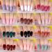 288PCS FANDAMEI Press on Nails: 12 Sets Medium Coffin Style False Ballerina Nails - 12 Solid Colors Glossy Tips for Women & Girls - DIY Nail Art with Nail Glue - Buy Online on GoSupps.com