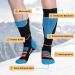 Visionreast Merino Wool Ski Socks - 2 Pairs Compression Knee High for Men & Women - Breathable Winter Sports Thermosocks - Blue - Buy Online on GoSupps.com