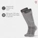 FoxRiver Snow Pack Over the Calf Merino Wool Skiing Socks 2 Pack - Black (Size 9-11.5) - Buy Online on GoSupps.com